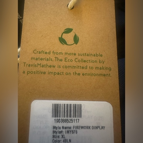 Men’s new size S small TravisMathew Firework Display Golf Polo Shirt blue red XL - Picture 10 of 11